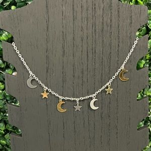 Star and Moon Necklace